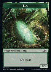 Egg // Monk Double-Sided Token [Double Masters 2022 Tokens] | Clutch Gaming