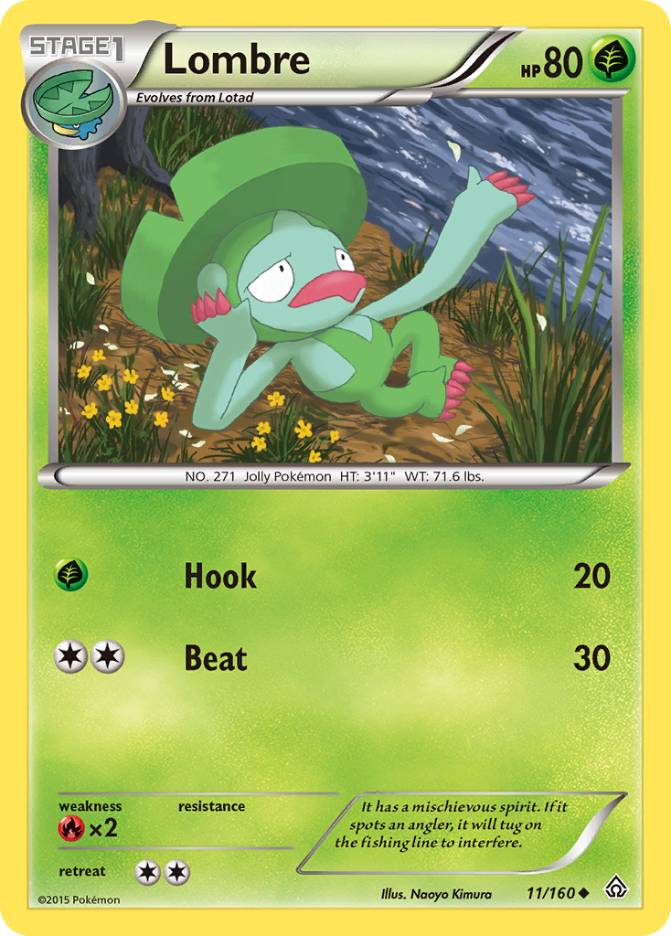 Lombre (11/160) [XY: Primal Clash] | Clutch Gaming