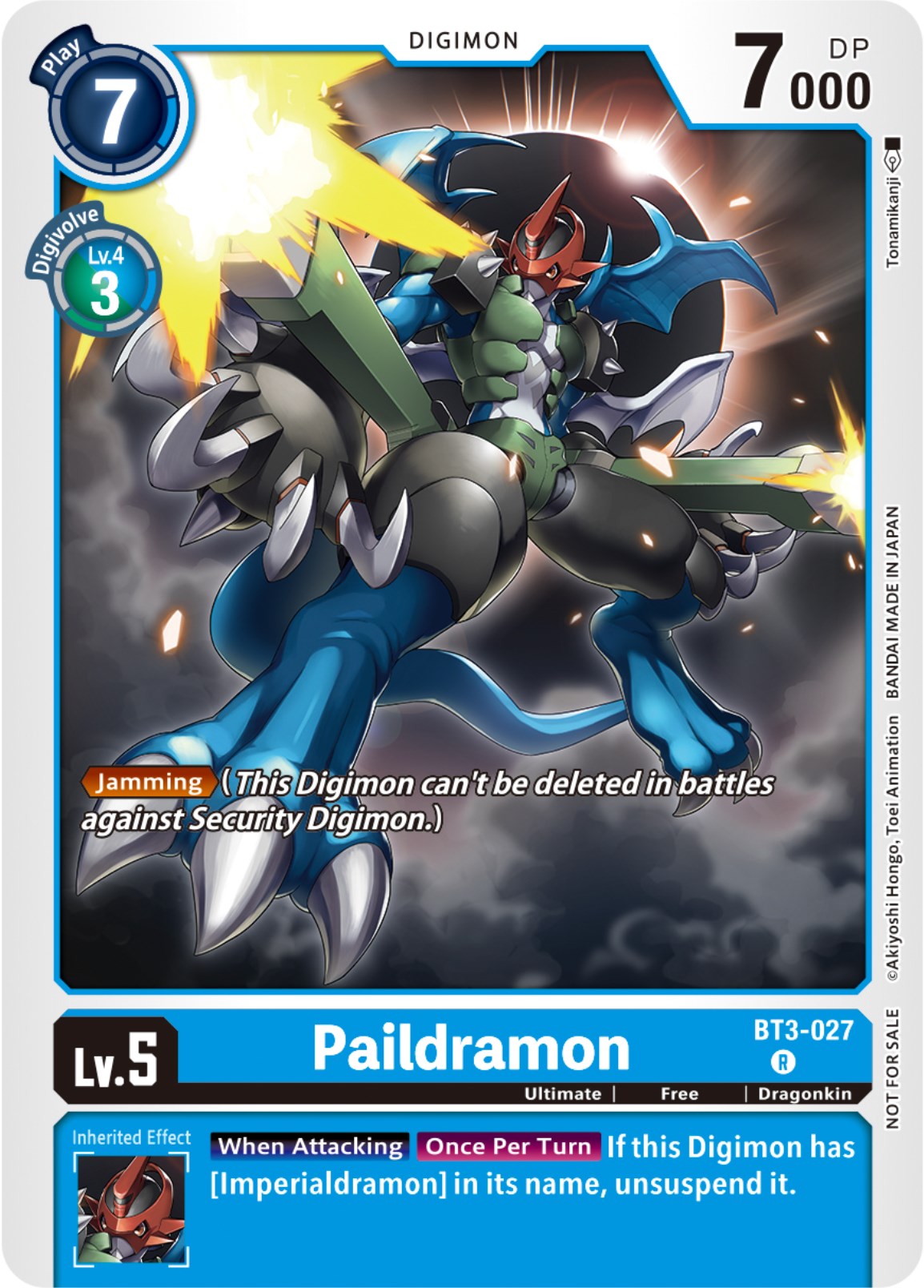 Paildramon [BT3-027] (NYCC 2023 Demo Deck) [Release Special Booster Ver.1.5] | Clutch Gaming