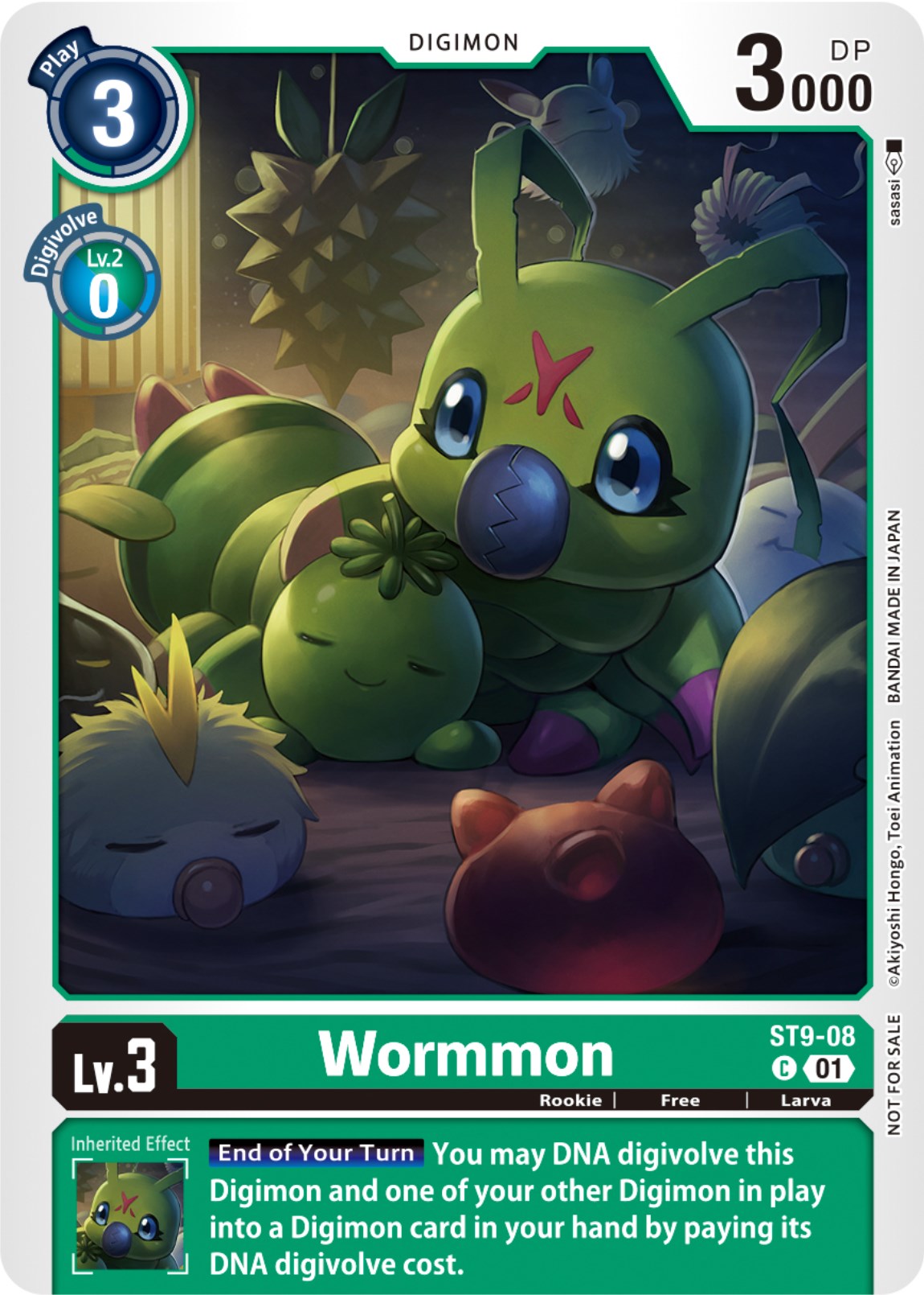 Wormmon [ST9-08] (NYCC 2023 Demo Deck) [Starter Deck: Ultimate Ancient Dragon] | Clutch Gaming