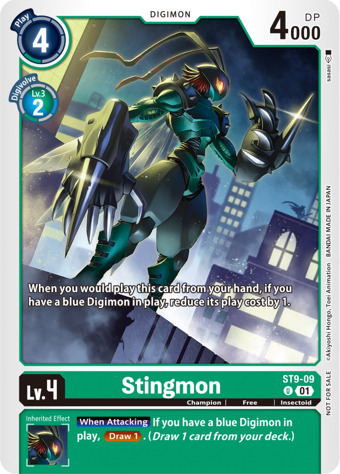 Stingmon [ST9-09] (NYCC 2023 Demo Deck) [Starter Deck: Ultimate Ancient Dragon] | Clutch Gaming