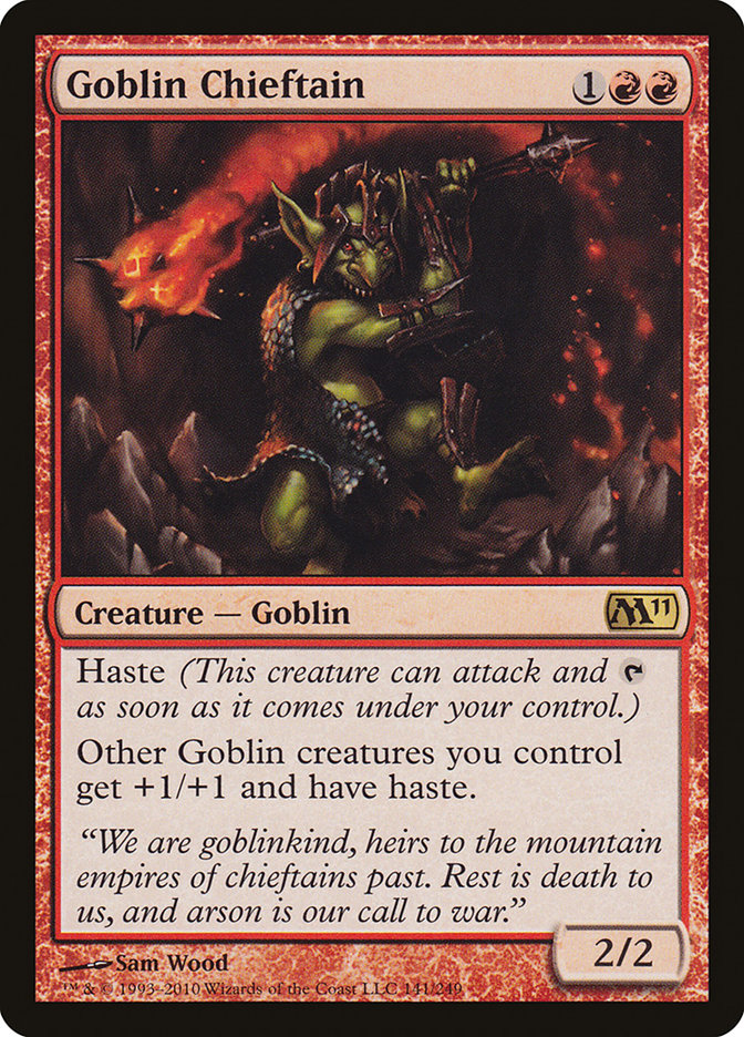 Goblin Chieftain [Magic 2011] | Clutch Gaming