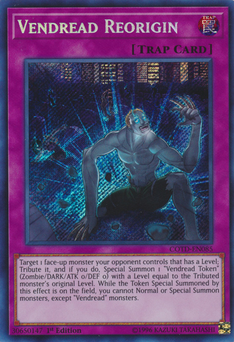 Vendread Reorigin [COTD-EN085] Secret Rare | Clutch Gaming