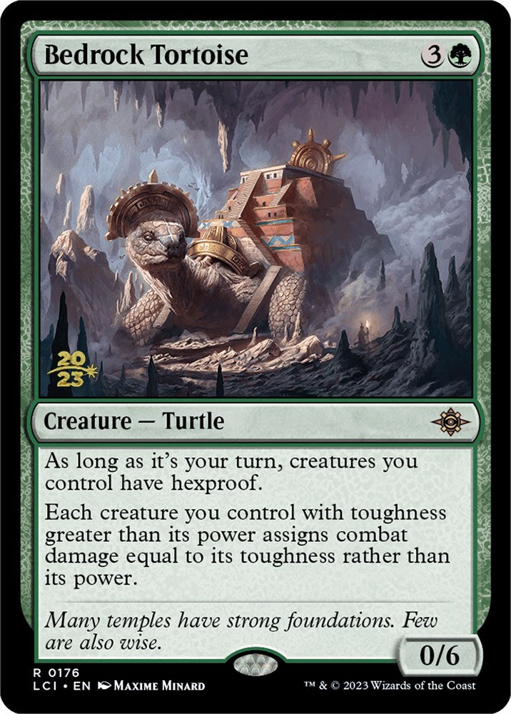 Bedrock Tortoise [The Lost Caverns of Ixalan Prerelease Cards] | Clutch Gaming