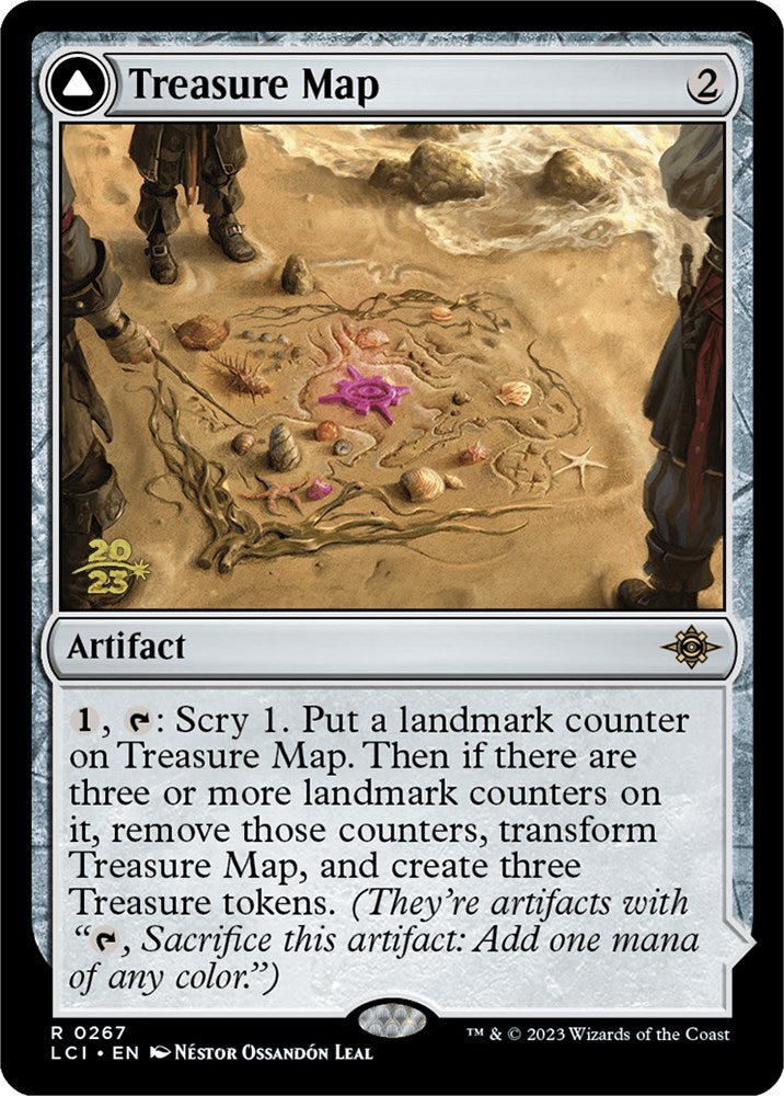 Treasure Map // Treasure Cove [The Lost Caverns of Ixalan Prerelease Cards] | Clutch Gaming