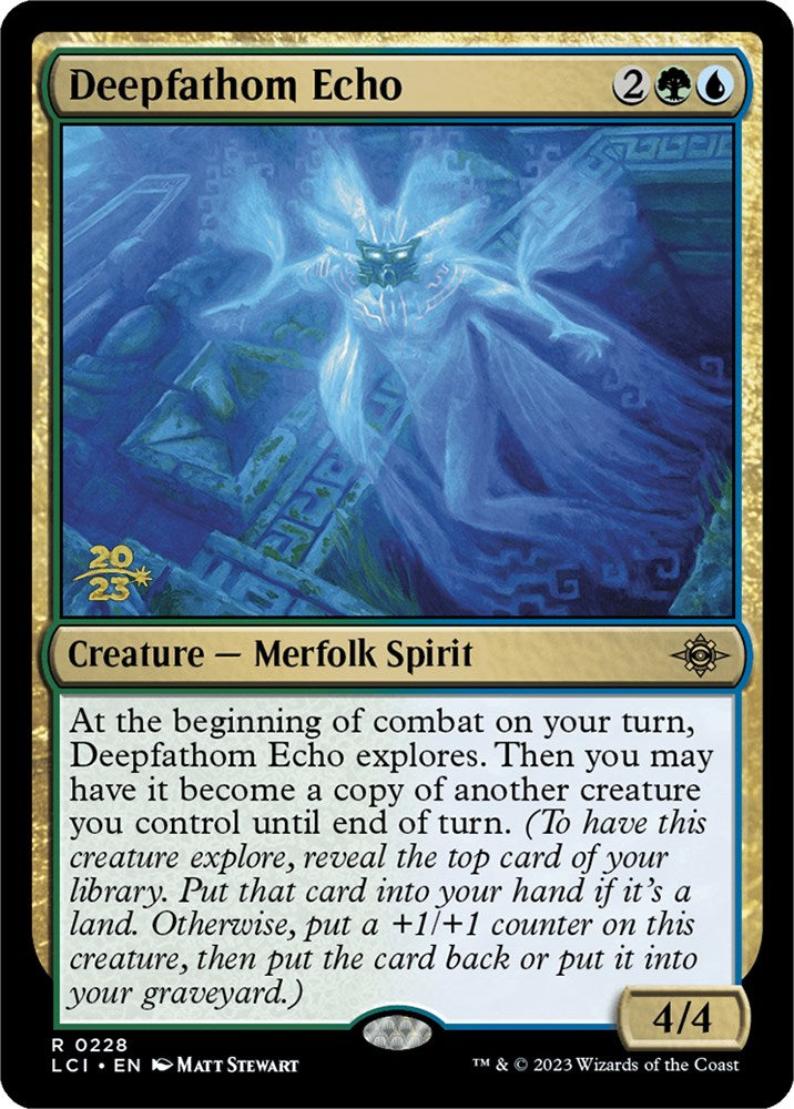 Deepfathom Echo [The Lost Caverns of Ixalan Prerelease Cards] | Clutch Gaming