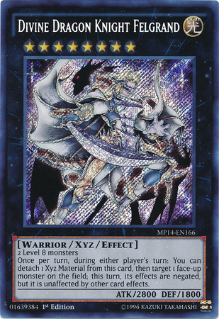 Divine Dragon Knight Felgrand [MP14-EN166] Secret Rare | Clutch Gaming