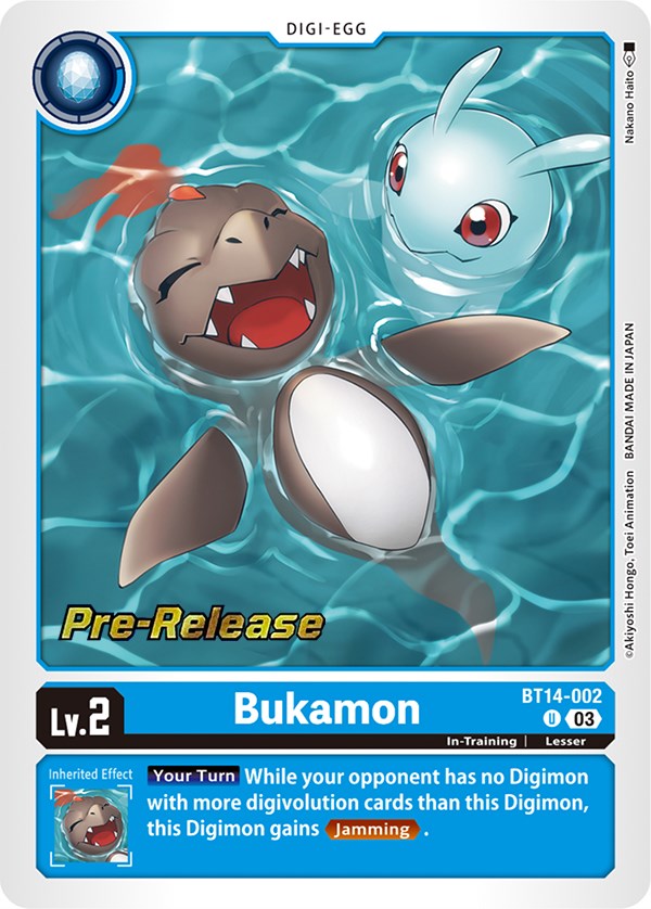 Bukamon [BT14-002] [Blast Ace Pre-Release Cards] | Clutch Gaming