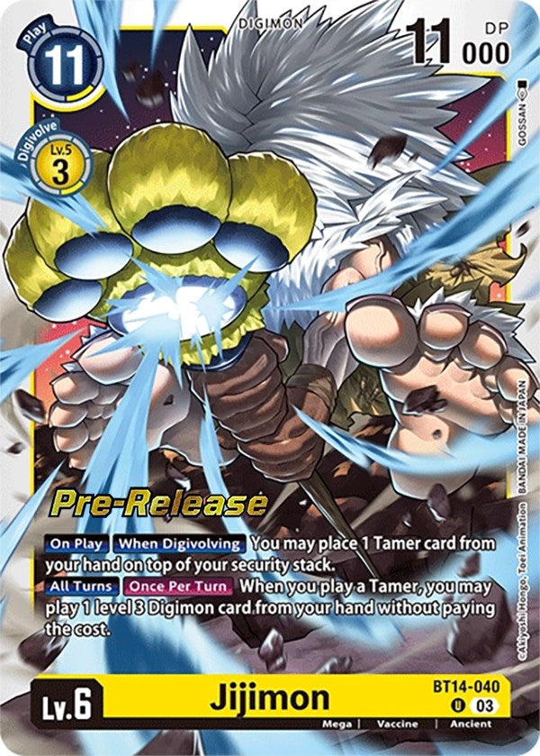 Jijimon [BT14-040] [Blast Ace Pre-Release Cards] | Clutch Gaming