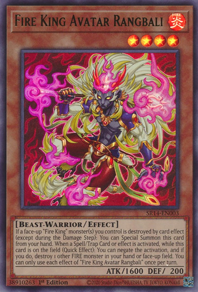 Fire King Avatar Rangbali [SR14-EN003] Ultra Rare | Clutch Gaming