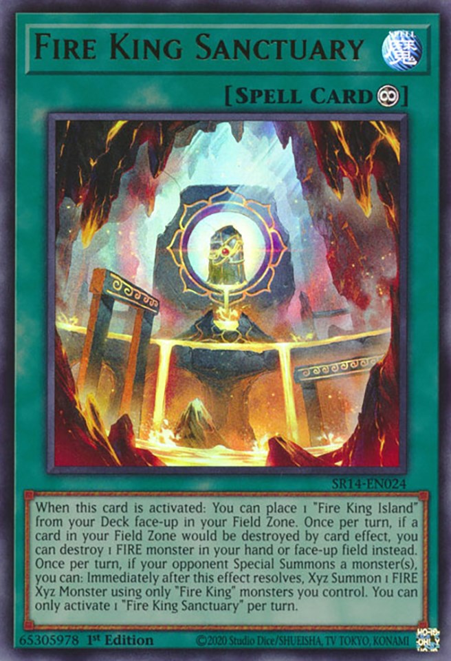 Fire King Sanctuary [SR14-EN024] Ultra Rare | Clutch Gaming