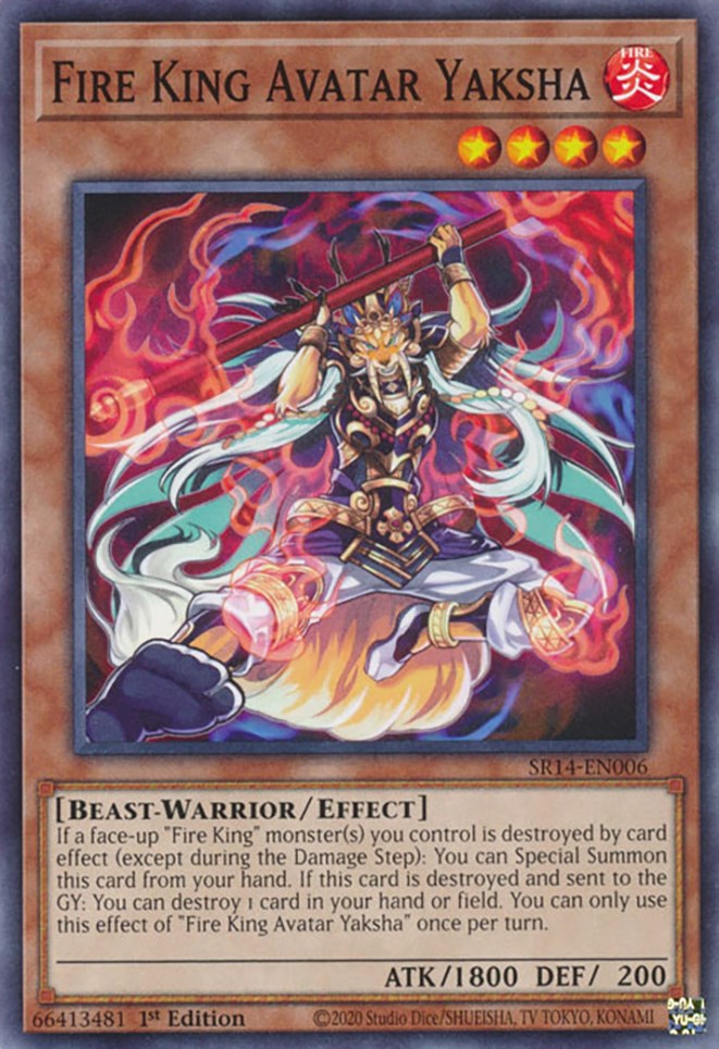 Fire King Avatar Yaksha [SR14-EN006] Common | Clutch Gaming