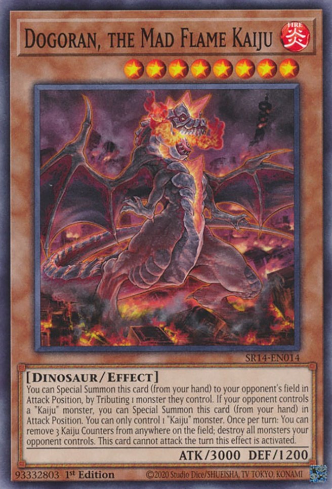 Dogoran, the Mad Flame Kaiju [SR14-EN014] Common | Clutch Gaming