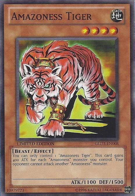 Amazoness Tiger [GLD3-EN008] Common | Clutch Gaming