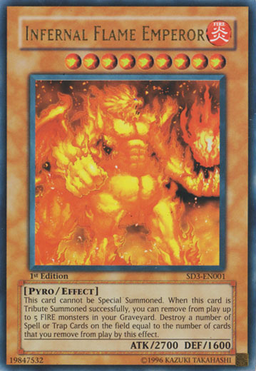 Infernal Flame Emperor [SD3-EN001] Ultra Rare | Clutch Gaming