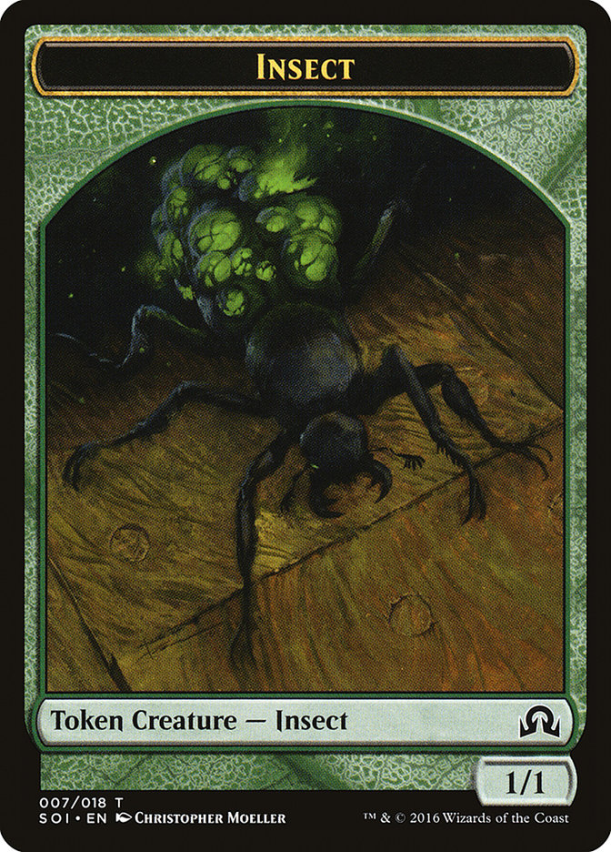 Insect Token [Shadows over Innistrad Tokens] | Clutch Gaming