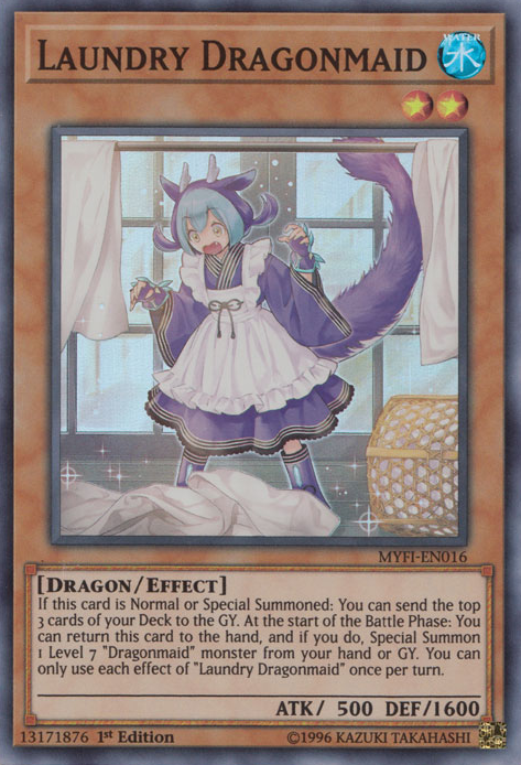 Laundry Dragonmaid [MYFI-EN016] Super Rare | Clutch Gaming