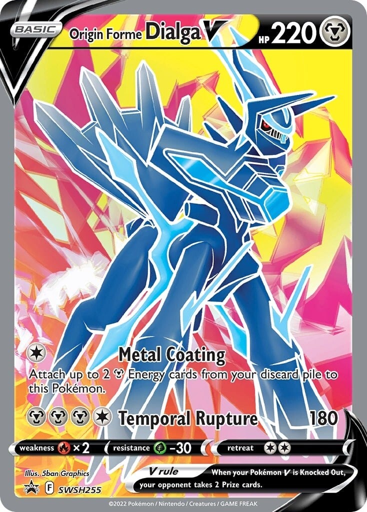 Origin Forme Dialga V (SWSH255) [Sword & Shield: Black Star Promos] | Clutch Gaming