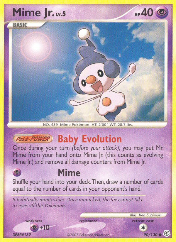 Mime Jr. (90/130) [Diamond & Pearl: Base Set] | Clutch Gaming