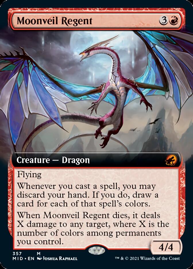 Moonveil Regent (Extended Art) [Innistrad: Midnight Hunt] | Clutch Gaming