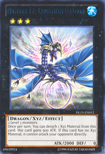 Number 17: Leviathan Dragon (Blue) [DL15-EN012] Rare | Clutch Gaming