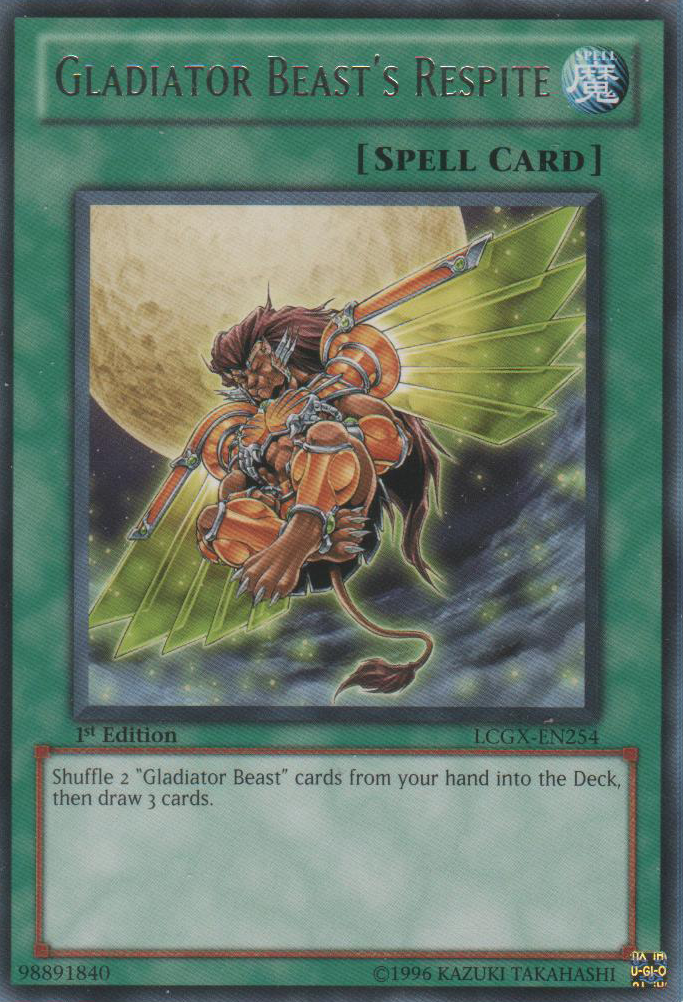 Gladiator Beast's Respite [LCGX-EN254] Rare | Clutch Gaming