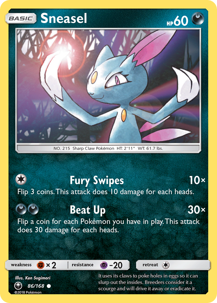 Sneasel (86/168) [Sun & Moon: Celestial Storm] | Clutch Gaming