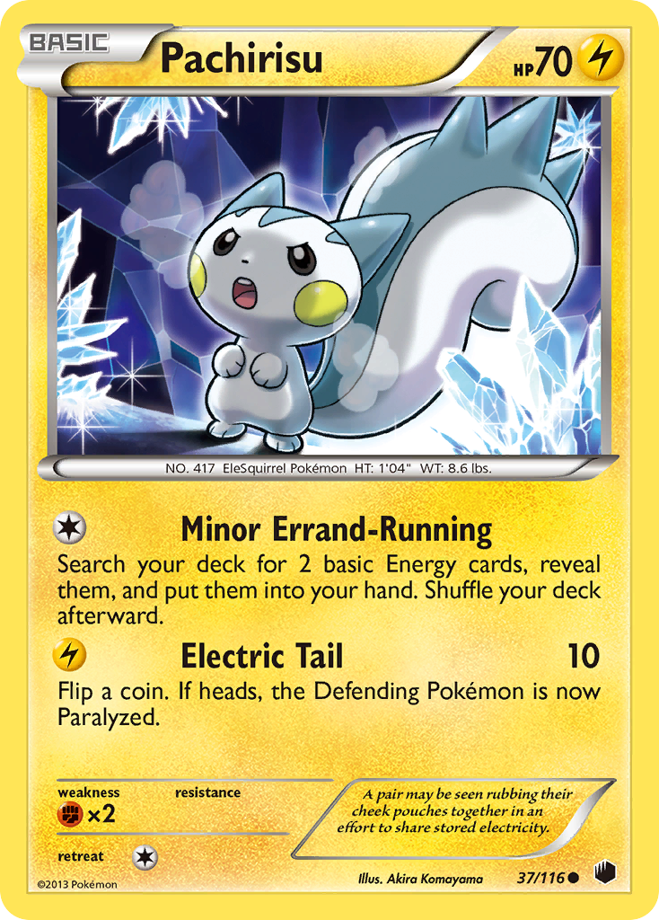 Pachirisu (37/116) [Black & White: Plasma Freeze] | Clutch Gaming