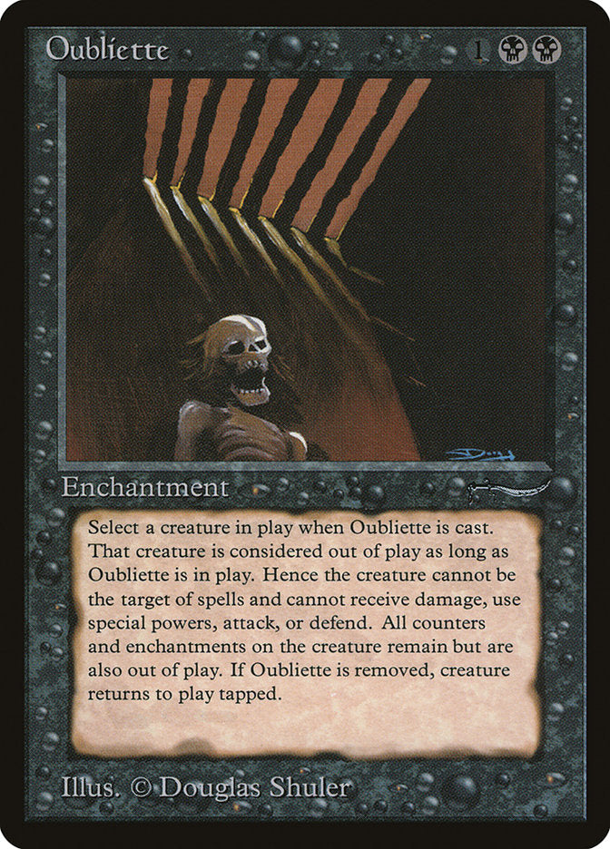 Oubliette (Dark Mana Cost) [Arabian Nights] | Clutch Gaming