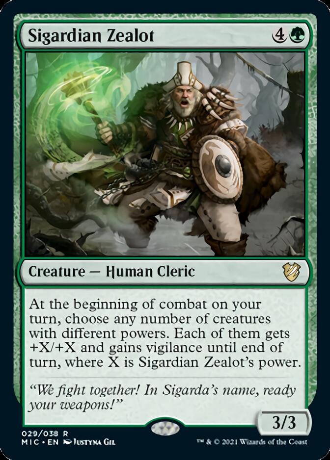 Sigardian Zealot [Innistrad: Midnight Hunt Commander] | Clutch Gaming