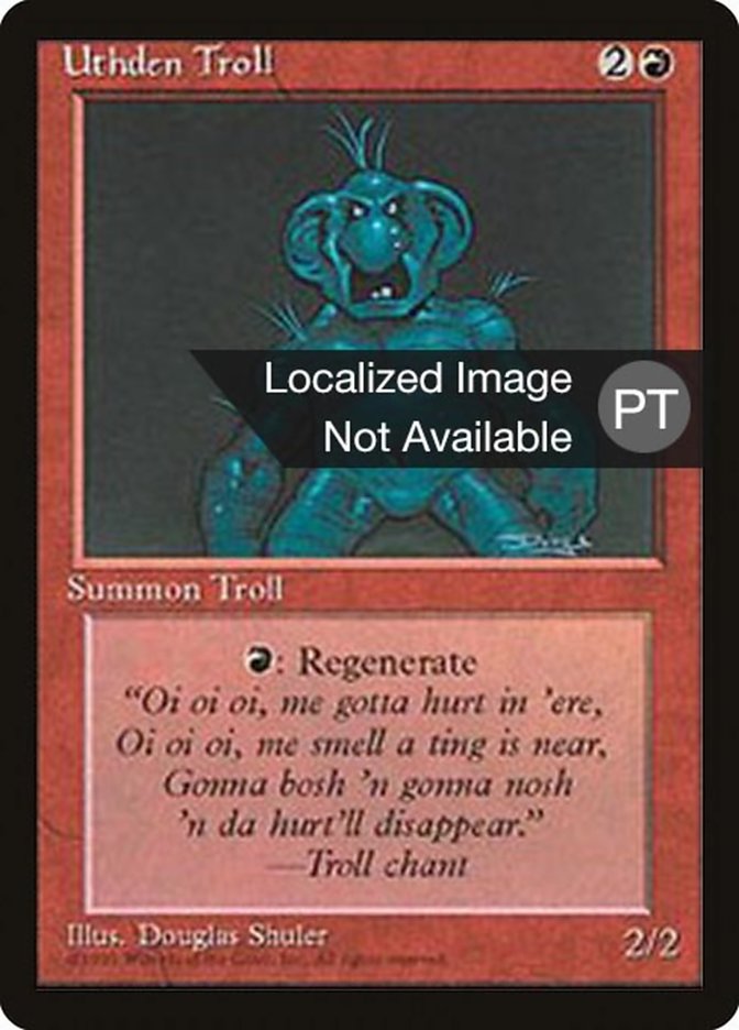 Uthden Troll [Fourth Edition (Foreign Black Border)] | Clutch Gaming