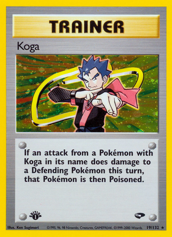 Koga (19/132) [Gym Challenge 1st Edition] | Clutch Gaming