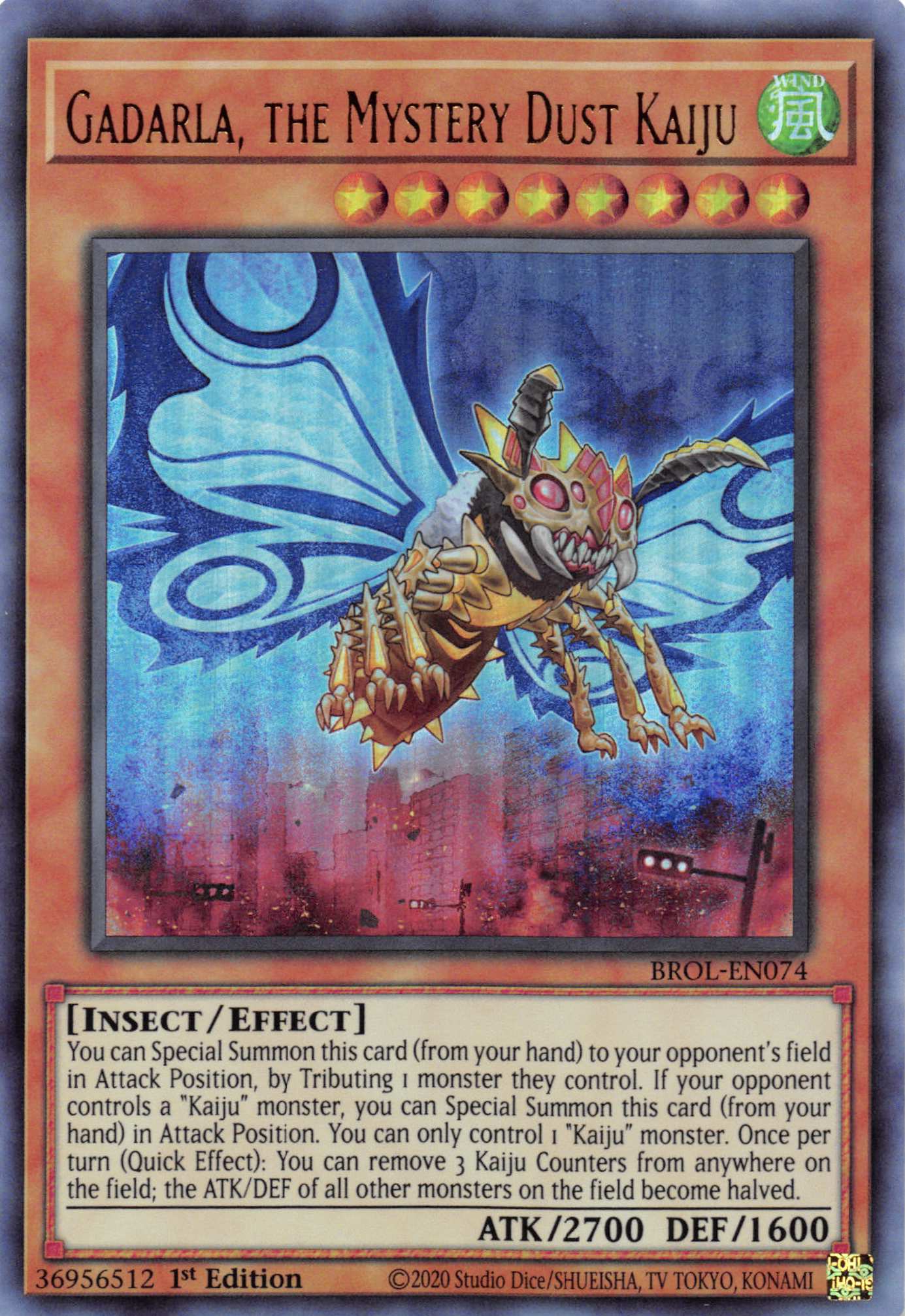 Gadarla, the Mystery Dust Kaiju [BROL-EN074] Ultra Rare | Clutch Gaming