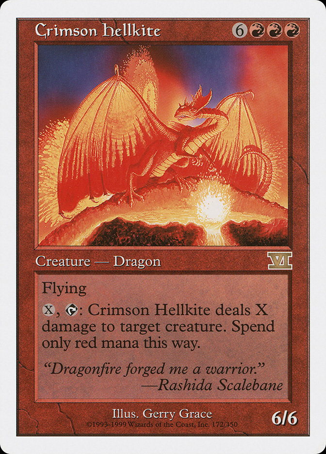 Crimson Hellkite [Classic Sixth Edition] | Clutch Gaming