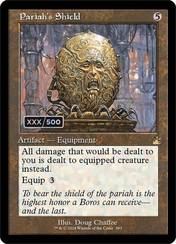 Pariah's Shield (Retro) (Serialized) [Ravnica Remastered] | Clutch Gaming