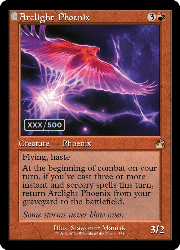 Arclight Phoenix (Retro) (Serialized) [Ravnica Remastered] | Clutch Gaming