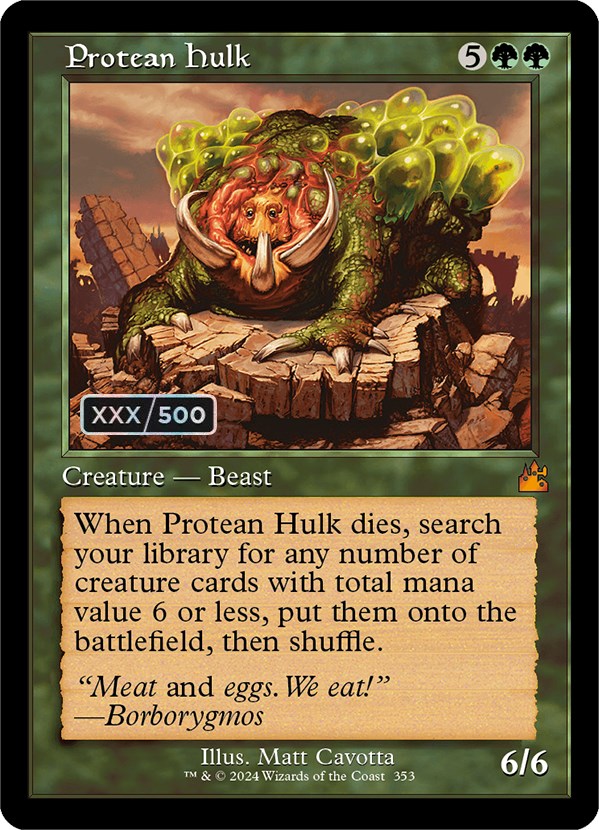 Protean Hulk (Retro) (Serialized) [Ravnica Remastered] | Clutch Gaming