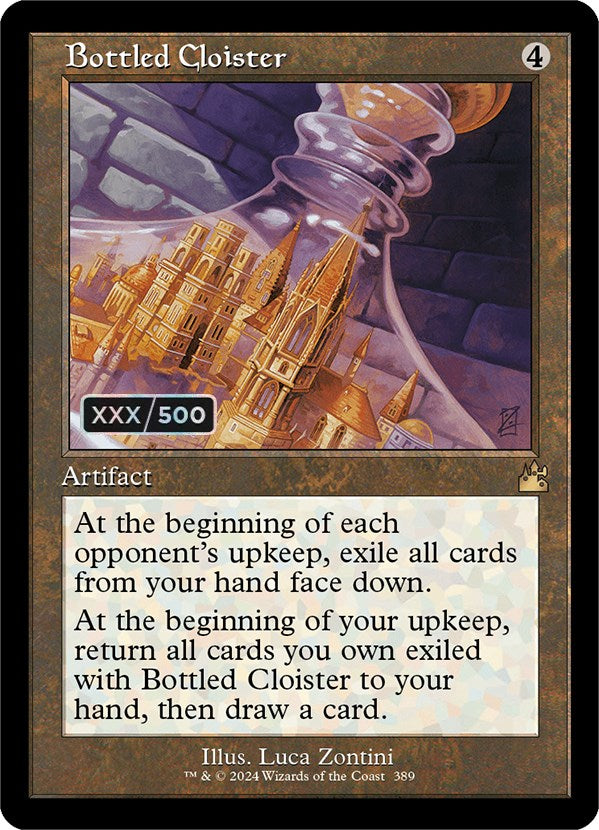 Bottled Cloister (Retro) (Serialized) [Ravnica Remastered] | Clutch Gaming