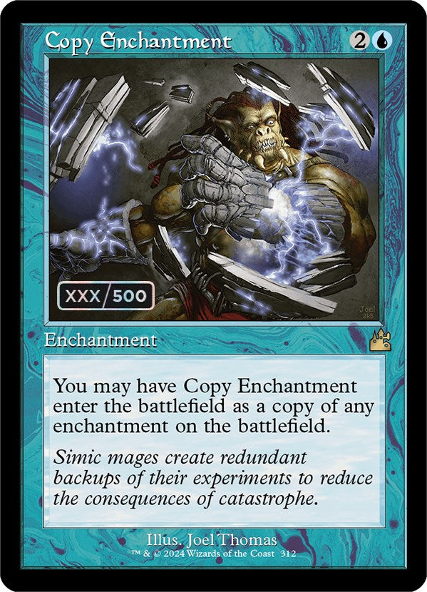 Copy Enchantment (Retro) (Serialized) [Ravnica Remastered] | Clutch Gaming