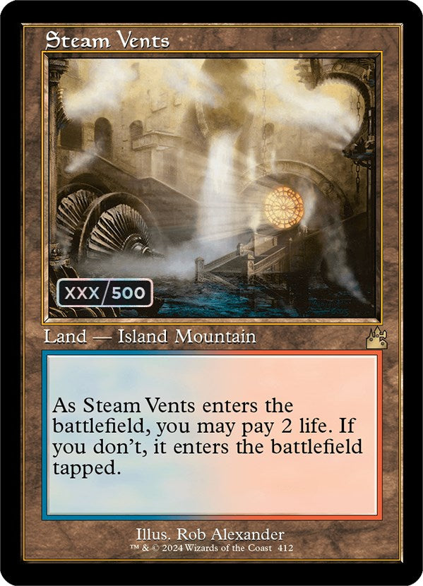 Steam Vents (Retro) (Serialized) [Ravnica Remastered] | Clutch Gaming