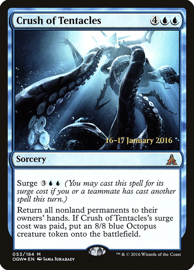 Crush of Tentacles [Oath of the Gatewatch Prerelease Promos] | Clutch Gaming