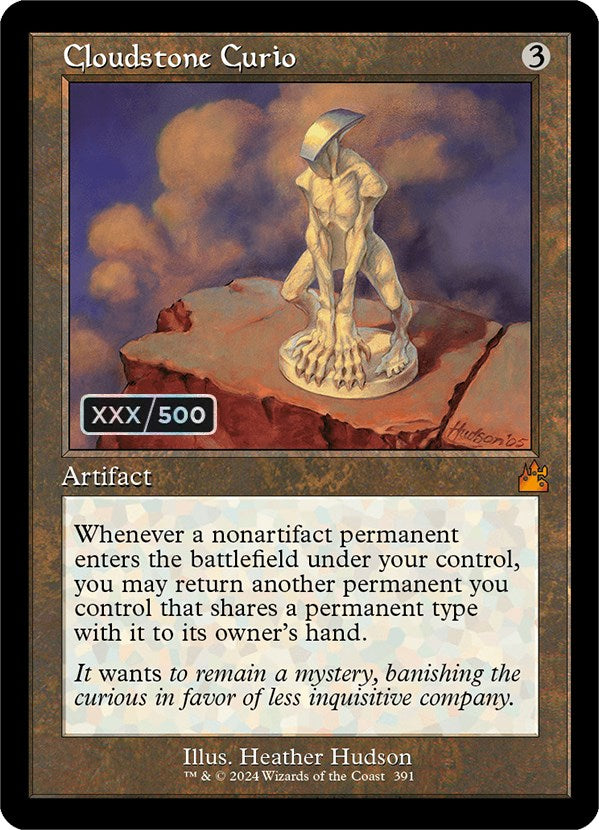 Cloudstone Curio (Retro) (Serialized) [Ravnica Remastered] | Clutch Gaming