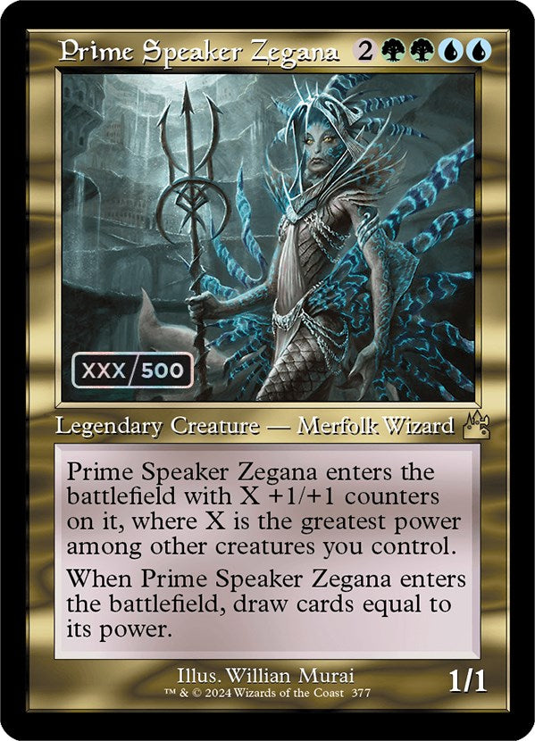 Prime Speaker Zegana (Retro) (Serialized) [Ravnica Remastered] | Clutch Gaming