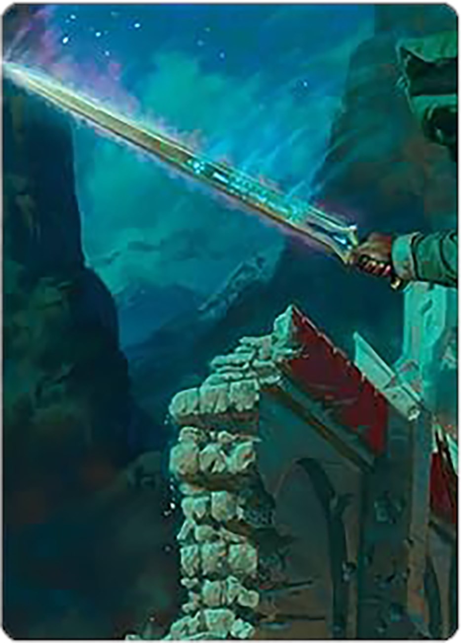 Anduril, Narsil Reforged Art Card [The Lord of the Rings: Tales of Middle-earth Art Series] | Clutch Gaming