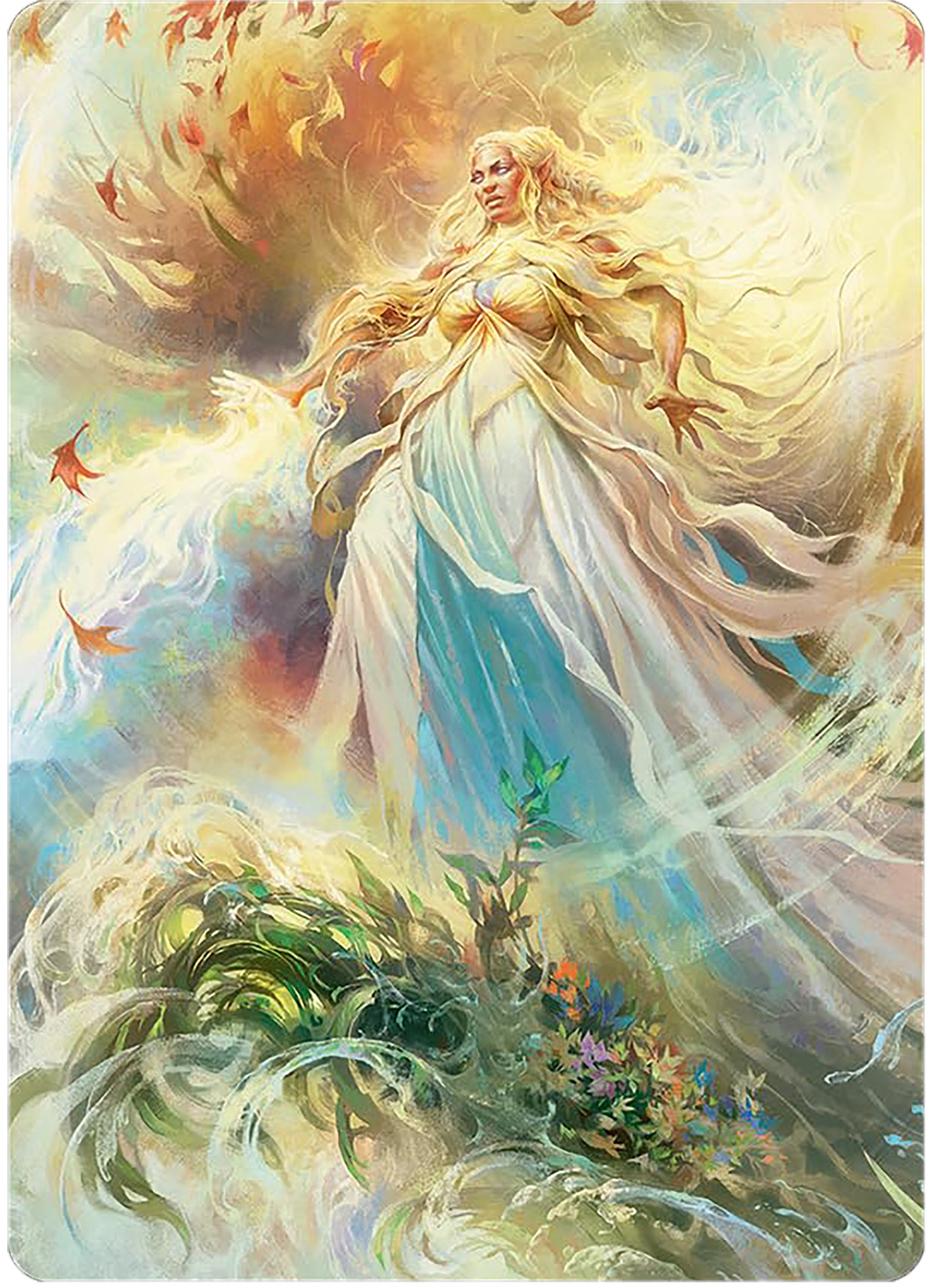 Galadriel, Light of Valinor Art Card [The Lord of the Rings: Tales of Middle-earth Art Series] | Clutch Gaming