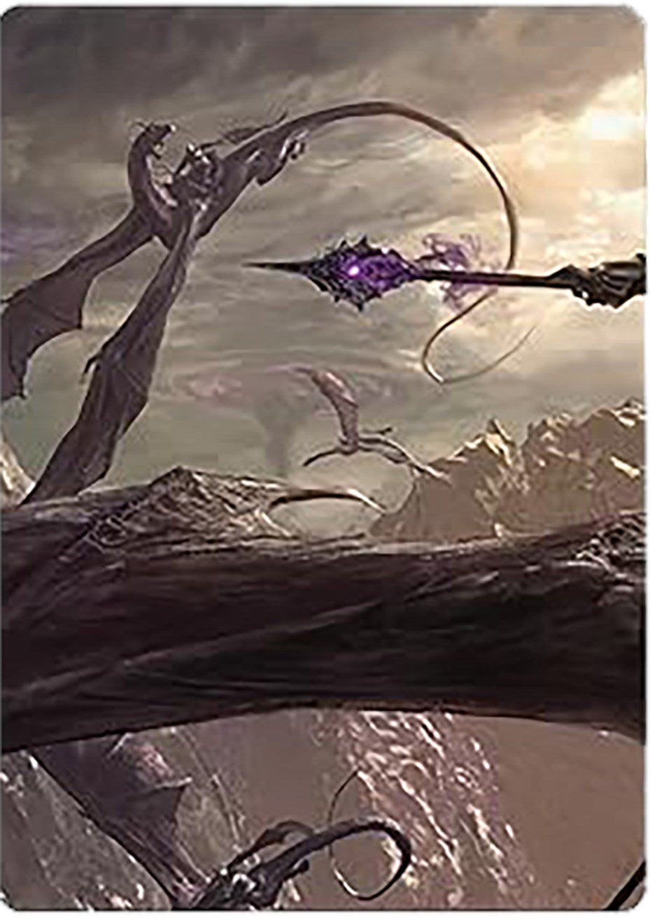 Nazgul Battle-Mace Art Card [The Lord of the Rings: Tales of Middle-earth Art Series] | Clutch Gaming