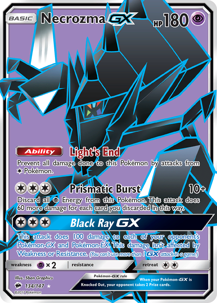 Necrozma GX (134/147) [Sun & Moon: Burning Shadows] | Clutch Gaming