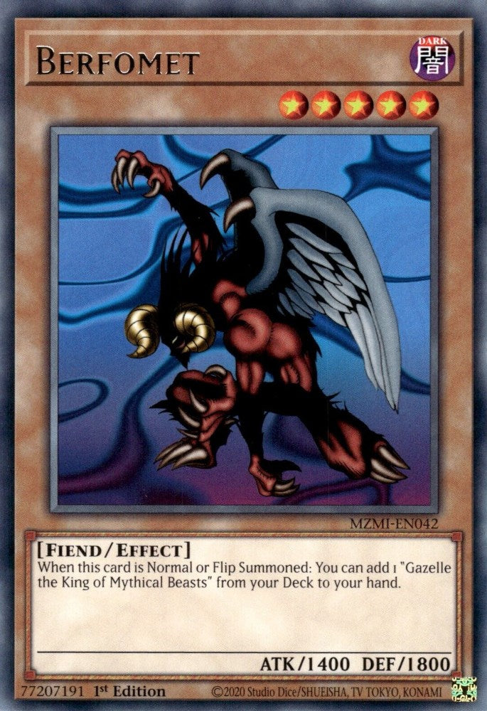 Berfomet [MZMI-EN042] Rare | Clutch Gaming