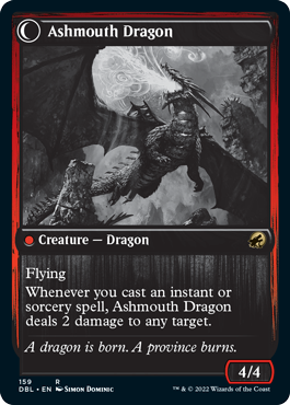 Smoldering Egg // Ashmouth Dragon [Innistrad: Double Feature] | Clutch Gaming