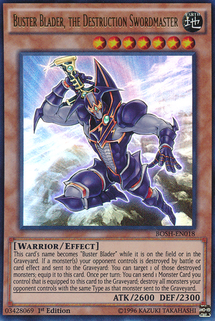 Buster Blader, the Destruction Swordmaster [BOSH-EN018] Ultra Rare | Clutch Gaming